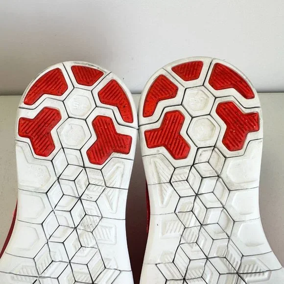 Nike Free TR Flyknit Womens Shoes Sneakers Size US 9 Orange Red Runners Jogging - Picture 14 of 16